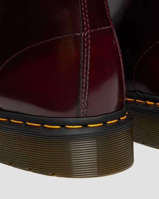 Botines Dr. Martens Vegan 101 Mujer Vino MX-24671
